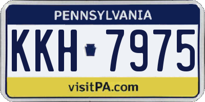 PA license plate KKH7975