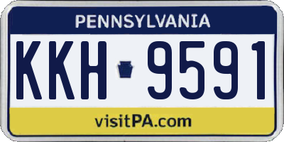 PA license plate KKH9591
