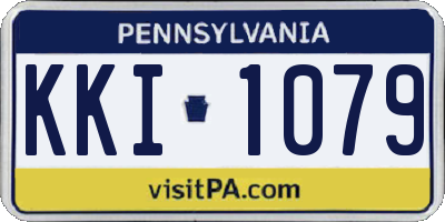 PA license plate KKI1079