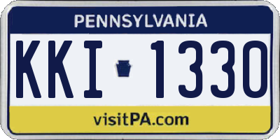 PA license plate KKI1330