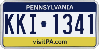 PA license plate KKI1341