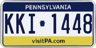 PA license plate KKI1448