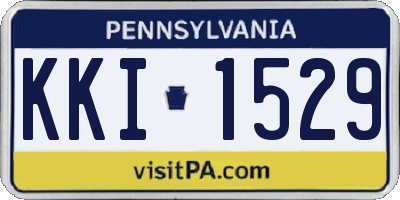 PA license plate KKI1529