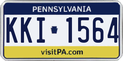 PA license plate KKI1564