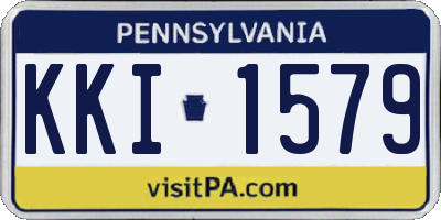 PA license plate KKI1579