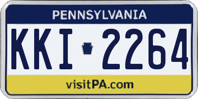 PA license plate KKI2264