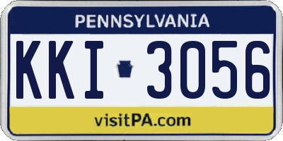 PA license plate KKI3056