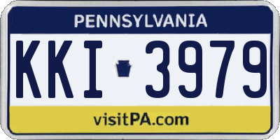 PA license plate KKI3979