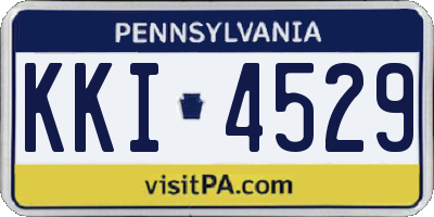 PA license plate KKI4529