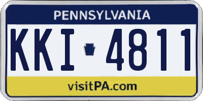 PA license plate KKI4811