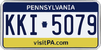 PA license plate KKI5079
