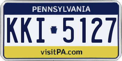 PA license plate KKI5127