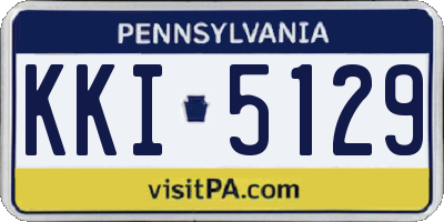 PA license plate KKI5129