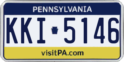PA license plate KKI5146