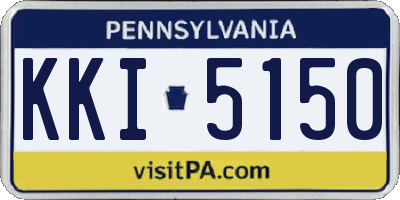 PA license plate KKI5150