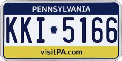 PA license plate KKI5166