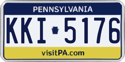 PA license plate KKI5176