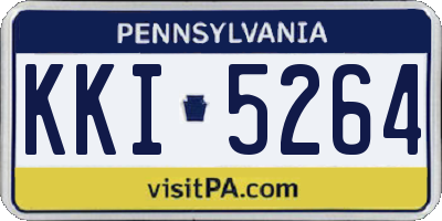 PA license plate KKI5264