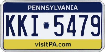 PA license plate KKI5479