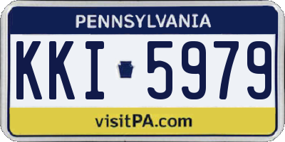 PA license plate KKI5979