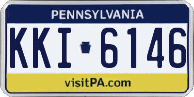 PA license plate KKI6146