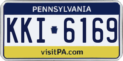 PA license plate KKI6169