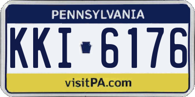 PA license plate KKI6176