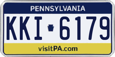 PA license plate KKI6179