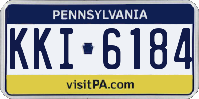 PA license plate KKI6184