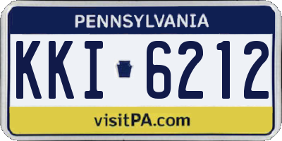 PA license plate KKI6212