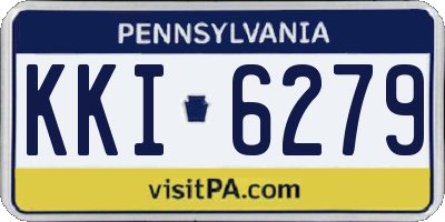 PA license plate KKI6279