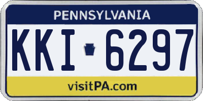 PA license plate KKI6297