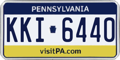 PA license plate KKI6440
