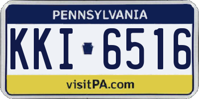 PA license plate KKI6516