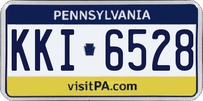 PA license plate KKI6528