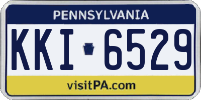 PA license plate KKI6529