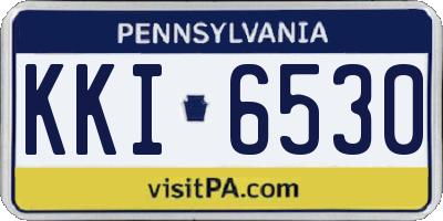 PA license plate KKI6530