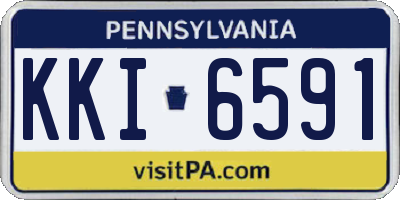 PA license plate KKI6591