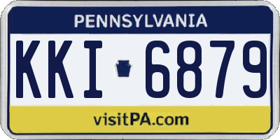 PA license plate KKI6879