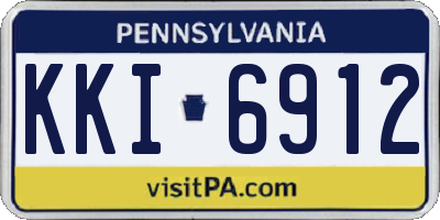 PA license plate KKI6912