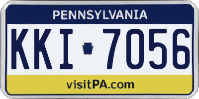 PA license plate KKI7056