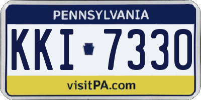 PA license plate KKI7330