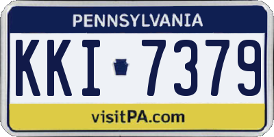 PA license plate KKI7379