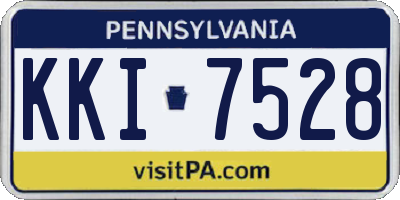 PA license plate KKI7528