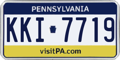 PA license plate KKI7719