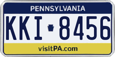 PA license plate KKI8456