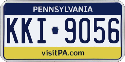 PA license plate KKI9056