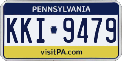 PA license plate KKI9479