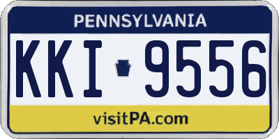 PA license plate KKI9556