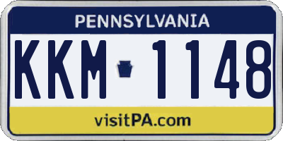 PA license plate KKM1148
